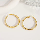 The staple! Chunky Golden Hoop Earrings