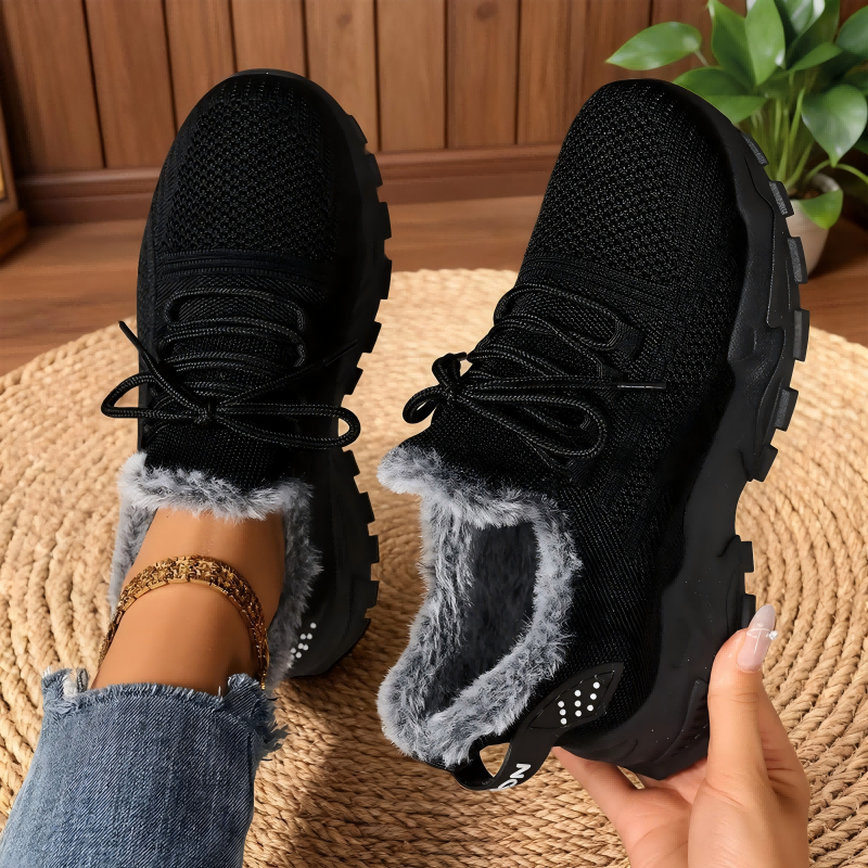 Winter Fleece-Lined Warm Sneakers